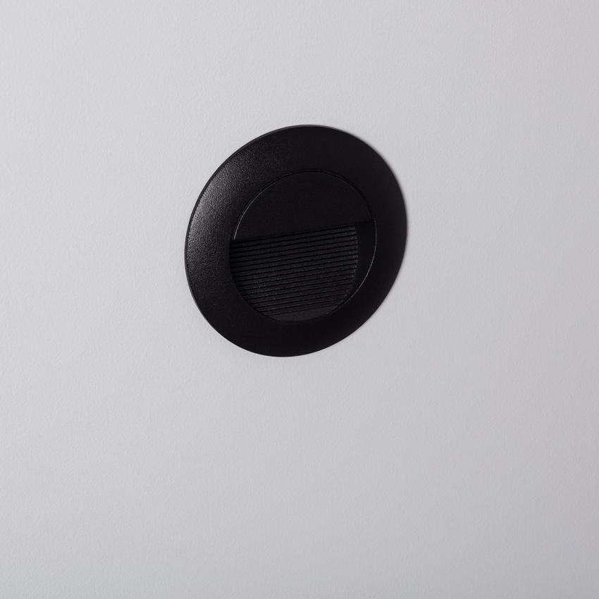 Produkt od Zápustné LED Svítidlo 3W Wabi Kruhové v Černé