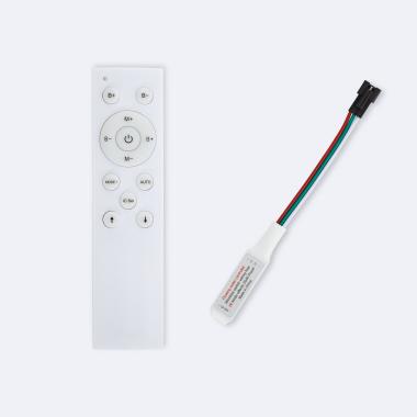 Contrôleur Variateur LED Monochrome Digital 12-24V DC avec Télécommande RF