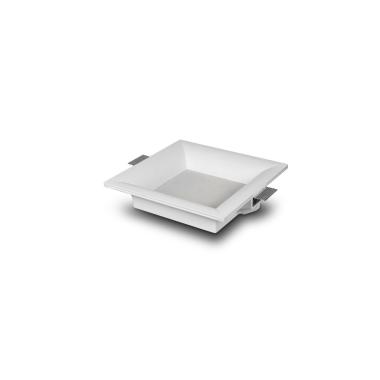 Downlight Integrazione Cartongesso LED Quadrato 18W Foro 333x333 mm UGR17