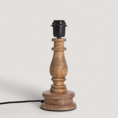 Base per Lampada da Tavolo Legno Chess ILUZZIA