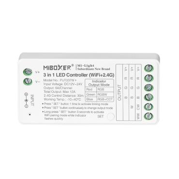 Product Přijímač WiFi pro LED pásky RGB/RGBW/RGBWW 12/24V DC MiBoxer FUT037W+ 