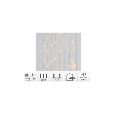 Rideau Guirlande LED Transparent Extérieur 480LEDS 2m