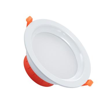 Podhledové Downlight LED Svítidlo 12W IP44 Flicker Free Výřez Ø 135 mm Lux