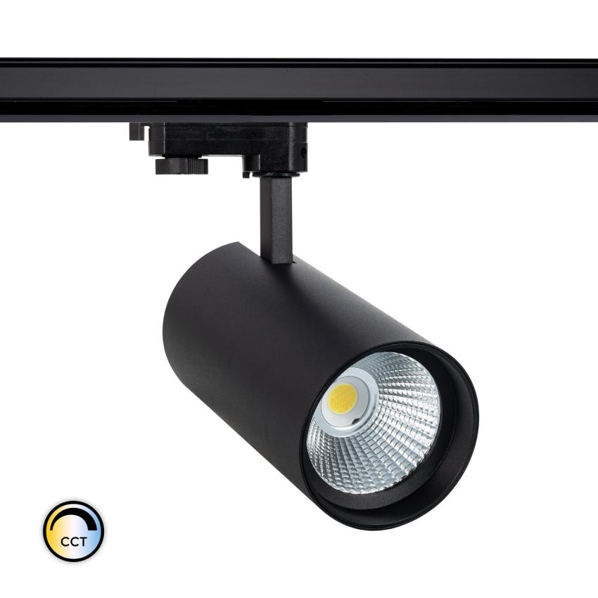 Product of 30W New d'Angelo CCT LIFUD LED Spotlight for Three Circuit Track in Black (CRI 90)