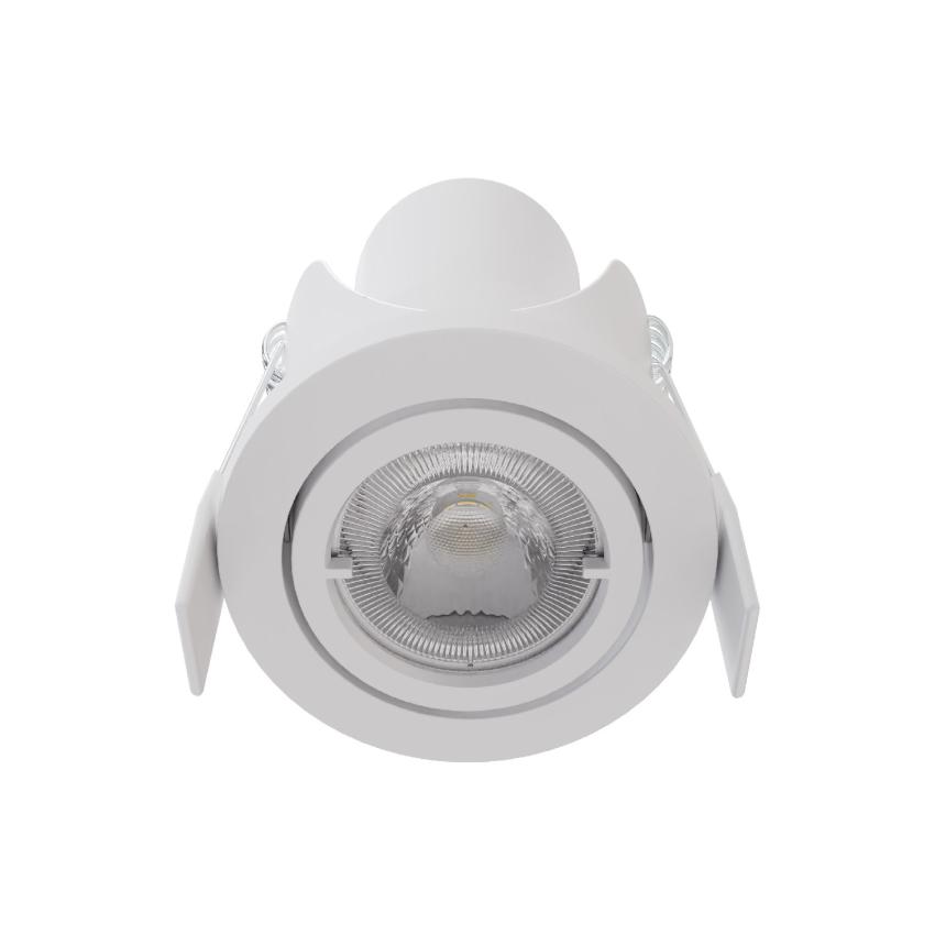 Produit de Spot Downlight LED 6.5W Orientable Rond Blanc Coupe Ø68 mm  