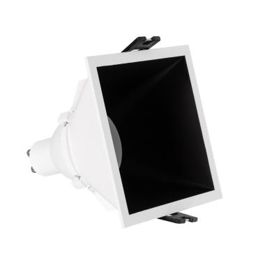 Downlight Vierkant GU10 6W Zaagmaat 85x85 mm Laag URG PC