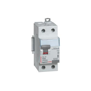 Differentiële Schakelaar Industrieel 2P 300mA 25-63A 10kA Clase AC LEGRAND DX³ 411524