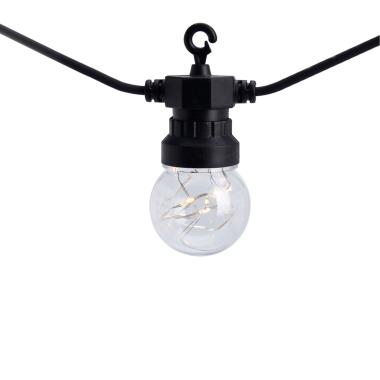 Ghirlanda LED per Esterni da 10 Lampadine Bernia 7.5m