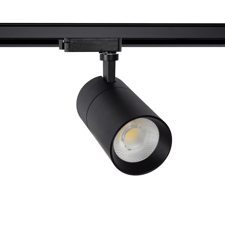 Product van Spotlicht New Mallet zwart LED 30W Dimbaar No Flicker voor Eenfasige Rail (UGR 15)