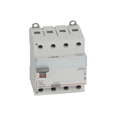 Product Industrieller Differenzialschalter 4P 300mA 25-63 A 10kA Klasse AC LEGRAND DX³ 411664