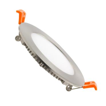 Product Downlight LED 6W Circolare SuperSlim Argento Foro Ø 110 mm
