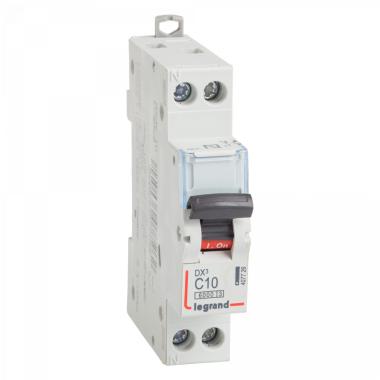 Product Magnetothermischer Automatischer Sicherungsschalter Industriell 1P+N 10-32A 10kA C-Kurve LEGRAND DX³ 407726