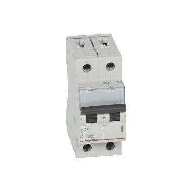 LEGRAND 403605 C Curve 6kA 10-25A TX3 Tertiary 2P Thermal-Magnetic Circuit-Breaker