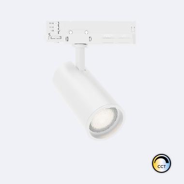 Spot LED Fasano Anti-éblouissement 20W CCT pour Rail Triphasé No Flicker Dimmable Blanc