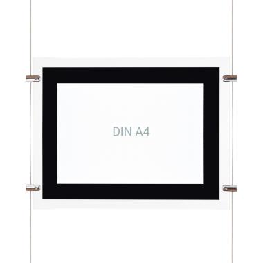 Set LED Werbetafel DIN A4