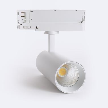 20W Carlo No Flicker Spotlight for Three Circuit Track in White