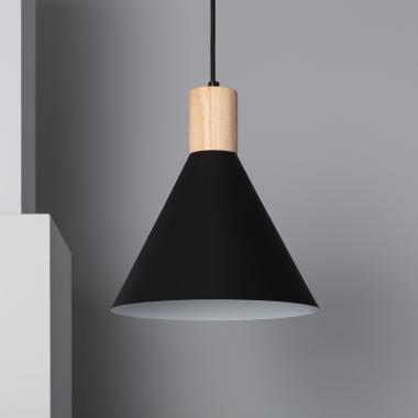 Arbat Metal & Wood Pendant Lamp