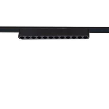 48v 6W Magentic Single Phase Track 25mm Super Slim Linear LED Spotlight CRI90 in Black UGR13 222mm