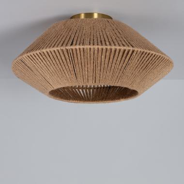 Lampada da Soffitto Corda Naturale Big Moksha