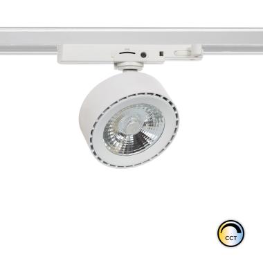 Spot LED New Onuba 20W Blanc CRI90 No Flicker UGR16 pour Rail Triphasé (3 Allumages)