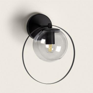 Lampe Murale Extérieure Métal et Verre Jubail