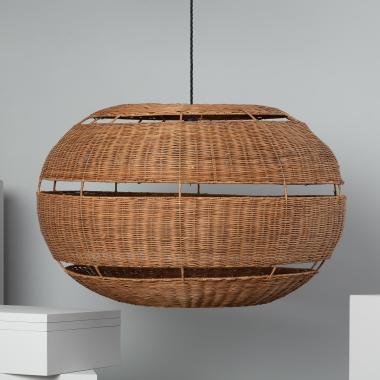 Hanglamp  Rotan Bulang Oblate Ø800 mm van ILUZZIA