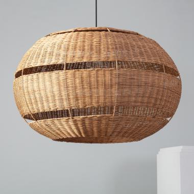 Hanglamp  Rotan Bulang Oblate Ø800 mm van ILUZZIA