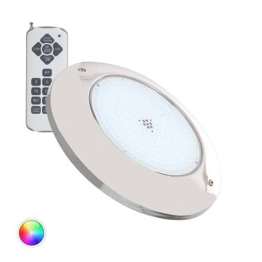 Reflektor Basenowy Natynkowy LED RGB Podwodny 12V AC IP68 Stal Nierdzewna 20W