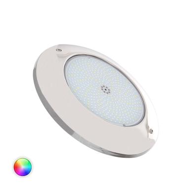 Reflektor Basenowy Natynkowy LED RGBW Wodoodporny 12V DC IP68 Stal Nierdzewna 35W