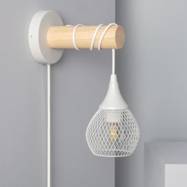 Lampe Murale Bois et Métal Monah