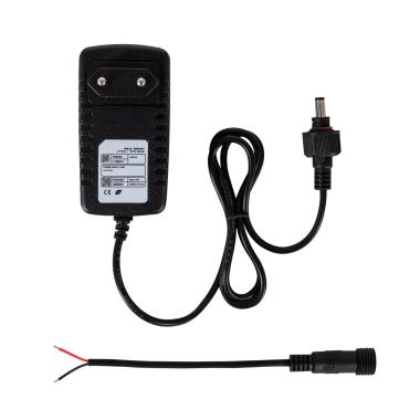 Bloc d’Alimentation 12V DC 24W 2A Jack avec Filetage de Sécurité