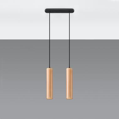 Lino 2 Wooden Pendant Lamp SOLLUX