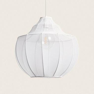 Ayla Metal & Fabric Pendant Lamp