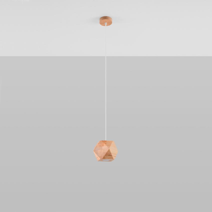 Product of Woody Wooden Pendant Lamp SOLLUX