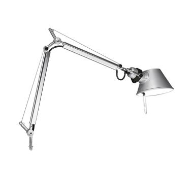 Lampada da Tavolo Tolomeo Micro con Supporto Fisso Bianco Lucido ARTEMIDE