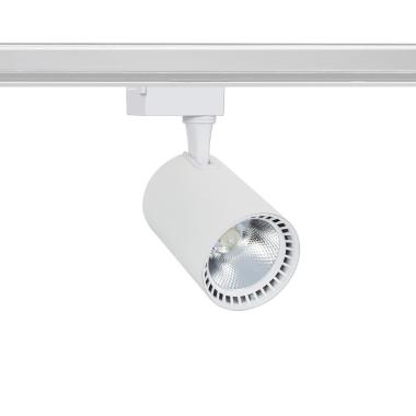 Bron 40W LED Spotlight in White for Single Circuit Track