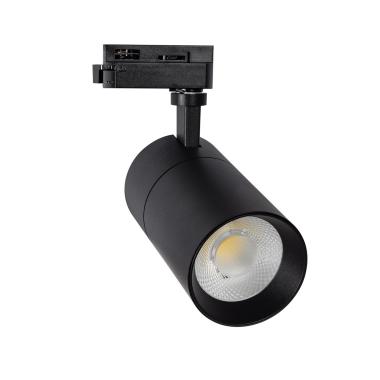 Spot LED New Mallet Dimmable CCT Sélectionnable 30W (UGR 15) pour Rail Monophasé