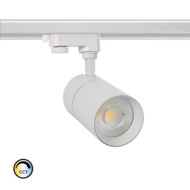 Reflektor LED Ściemnialny CCT do Wyboru New Mallet 30W do Szyn Trójfazowych (UGR 15)