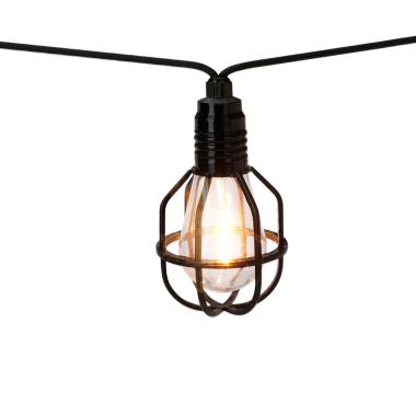 7,5m Venkovní LED Světelná Girlanda Waru 10 Žárovek