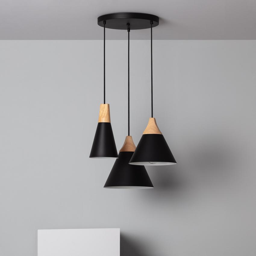 Product of Dustin Metal & Wood Pendant Lamp