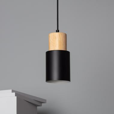 Kidonge Aluminium & Wood Pendant Lamp