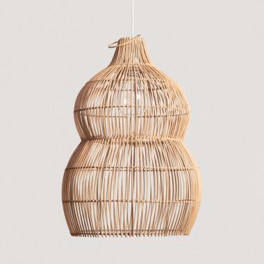 Tahani Rattan Pendant Lamp ILUZZIA