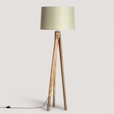 Kumar Wooden Floor Lamp ILUZZIA