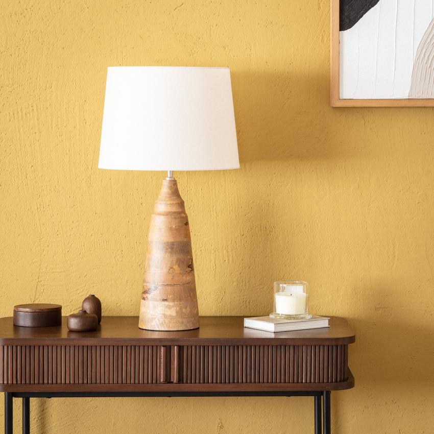 Product of Rajesh Wooden Table Lamp ILUZZIA 