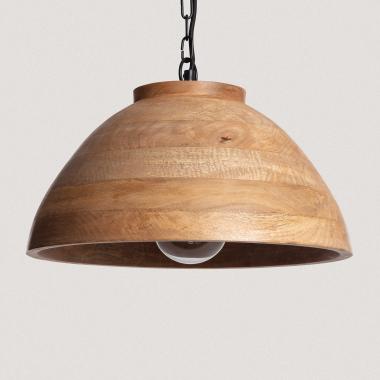 Product of Naisha M Wooden Pendant Lamp ILUZZIA 