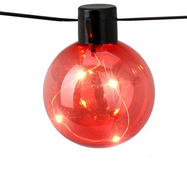 Girlanda Zewnętrzna LED RGB 10 Żarówek Jarli 7.5m