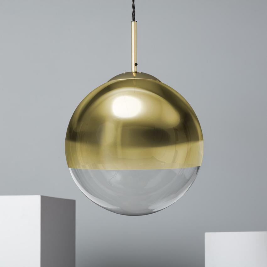 Product van Hanglamp Metaal en Glas Yelitza Gold  