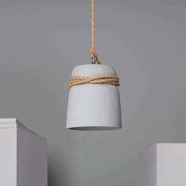 Hanglamp  Cement en Touw Dawan