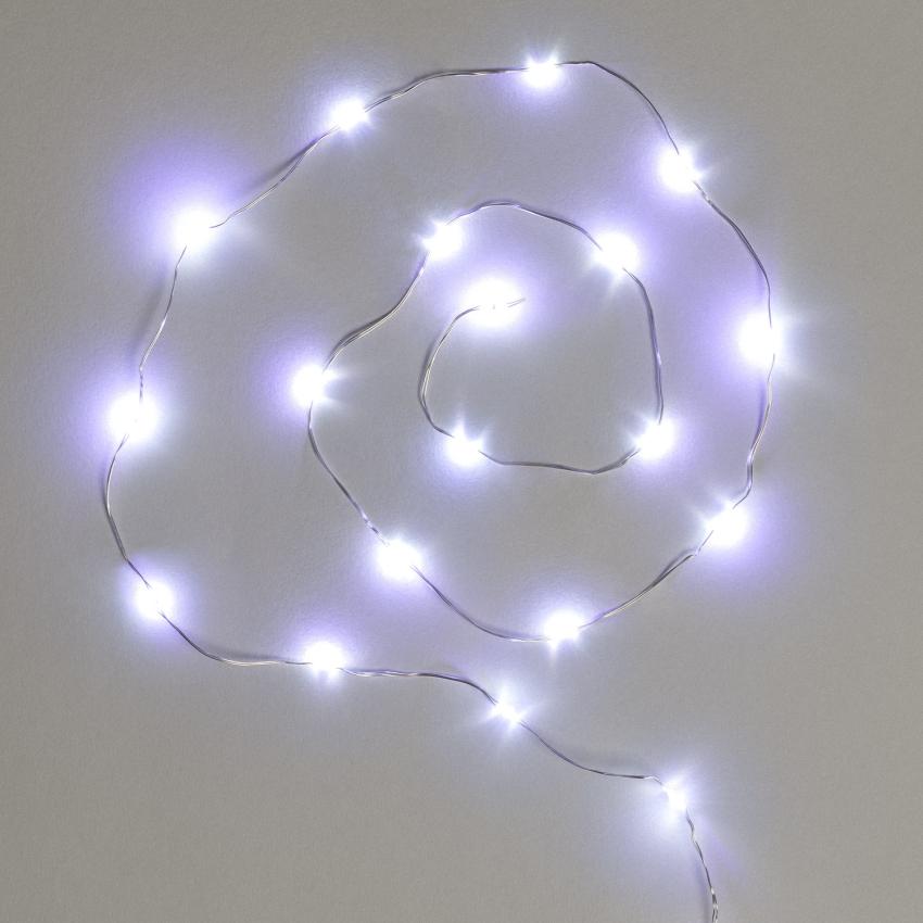 Product of 1m Daylight Wire Outdoor LED Garland with Battery 