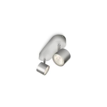 Dr.lazy Plafoniera LED Regolabile 12W Bianco Caldo 3000K, 1000 Lumen, Testina Orientabile 360° E 90°, Per Interni